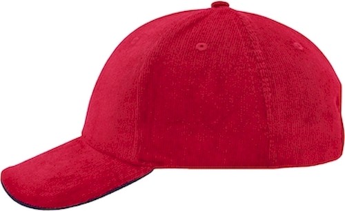 Myrtle Beach_MB6230_6 Panel Corduroy Sandwich Cap