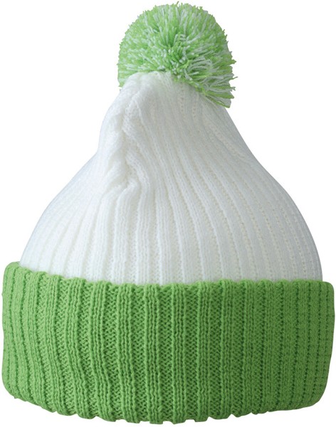 Myrtle Beach_MB7540_Knitted Cap with Pompon
